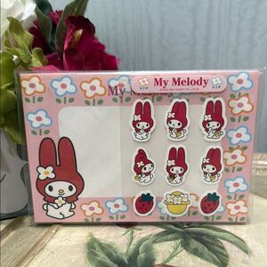 Vintage 90s Sanrio My Melody Stationary Set Japan Kawaii